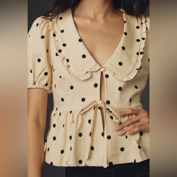 Anthropologie Porridge Short-sleeve Gwen Top - Picture 4 of 10